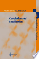 Correlation and Localization [E-Book] /