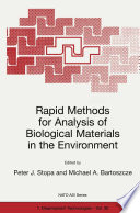 Rapid Methods for Analysis of Biological Materials in the Environment [E-Book] /
