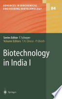 Biotechnology in India I [E-Book] /