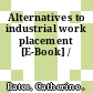 Alternatives to industrial work placement [E-Book] /