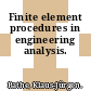 Finite element procedures in engineering analysis.