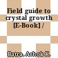 Field guide to crystal growth [E-Book] /