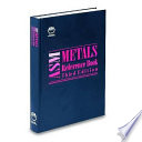 ASM metals reference book.