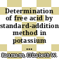 Determination of free acid by standard-addition method in potassium thiocyanate : [E-Book]