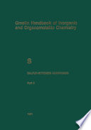 S Sulfur-Nitrogen Compounds Part 8 [E-Book] : Compounds with Sulfur of Oxidation Number IV /
