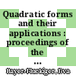 Quadratic forms and their applications : proceedings of the Conference on Quadratic Forms and Their Applications, July 5-9, 1999, University College Dublin [E-Book] /