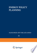 Energy Policy Planning [E-Book] /