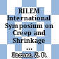 RILEM International Symposium on Creep and Shrinkage of Concrete: mathematical modeling. 0004 : Evanston, IL, 26.08.86-29.08.86.
