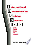 International Conference on Residual Stresses [E-Book] : ICRS2 /