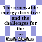 The renewable energy directive and the challenges for the biodiesel industry : insights into a dynamic and opaque industry [E-Book] /