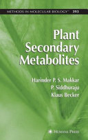 Plant secondry metabolites [E-Book] /