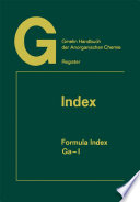 Index [E-Book] : Formula Index Volume 10 Ga-I /