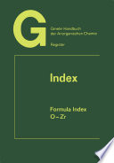 Index Formula Index [E-Book] : O-Zr Elements 104 to 132 /
