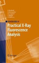 Handbook of practical x-ray fluorescence analysis : 53 tables /