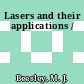 Lasers and their applications /