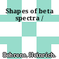 Shapes of beta spectra /