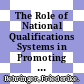 The Role of National Qualifications Systems in Promoting Lifelong Learning [E-Book] /