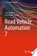 Road Vehicle Automation 7 [E-Book] /