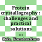 Protein crystallography : challenges and practical solutions [E-Book] /