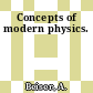 Concepts of modern physics.