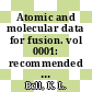 Atomic and molecular data for fusion. vol 0001: recommended cross sections and rates for electron ionisation of light atoms and ions.