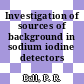 Investigation of sources of background in sodium iodine detectors [E-Book]