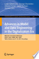 Advances in Model and Data Engineering in the Digitalization Era [E-Book] : MEDI 2021 International Workshops: DETECT, SIAS, CSMML, BIOC, HEDA, Tallinn, Estonia, June 21-23, 2021, Proceedings /