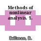 Methods of nonlinear analysis. 1.