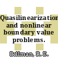 Quasilinearization and nonlinear boundary value problems.