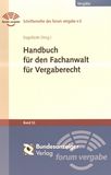 Handbuch für den Fachanwalt für Vergaberecht /