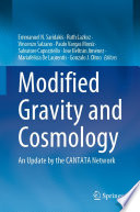Modified Gravity and Cosmology [E-Book] : An Update by the CANTATA Network /