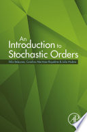 An introduction to stochastic orders [E-Book] /