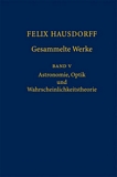 Felix Hausdorff gesammelte Werke [E-Book] /