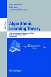 Algorithmic Learning Theory [E-Book] : 15th International Conference, ALT 2004, Padova, Italy, October 2-5, 2004. Proceedings /