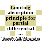 Limiting absorption principle for partial differential operators [E-Book] /