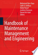 Handbook of Maintenance Management and Engineering [E-Book] /