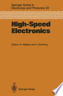 High-Speed Electronics [E-Book] : Basic Physical Phenomena and Device Principles /