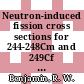 Neutron-induced fission cross sections for 244-248Cm and 249Cf : a paper for presentation at the third conference on neutron cross sections and technology Knoxville, Tennessee march 15 - 17, 1971 [E-Book] /