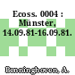 Ecoss. 0004 : Münster, 14.09.81-16.09.81.