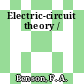 Electric-circuit theory /