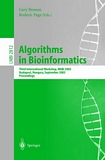Algorithms in Bioinformatics [E-Book] : Third International Workshop, WABI 2003, Budapest, Hungary, September 15-20, 2003, Proceedings /