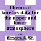 Chemical kinetics data for the upper and lower atmosphere : proceedings of the symposium : Warrenton, VA, 15.09.74-18.09.74.