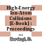 High-Energy Ion-Atom Collisions [E-Book] : Proceedings of the 4th Workshop on High-Energy Ion-Atom Collision Processes Held in Debrecen, Hungary, 17–19 September 1990 /
