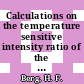 Calculations on the temperature sensitive intensity ratio of the he-ii 4686 a line and its neighbouring continuum [E-Book] /
