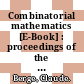 Combinatorial mathematics [E-Book] : proceedings of the International Colloquium on Graph Theory and Combinatorics, Marseille-Luminy, June 1981 /