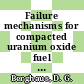 Failure mechanisms for compacted uranium oxide fuel cores : a paper accepted for presentation at the conference high performance materials by powder metallurgy Briston, England October 27 - 29, 1980 [E-Book] /