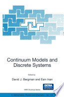 Continuum Models and Discrete Systems [E-Book] /