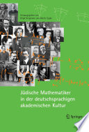 Jüdische Mathematiker in der deutschsprachigen akademischen Kultur [E-Book] /