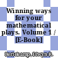 Winning ways for your mathematical plays. Volume 1 / [E-Book]