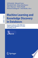 Machine Learning and Knowledge Discovery in Databases [E-Book] : European Conference, ECML PKDD 2018, Dublin, Ireland, September 10-14, 2018, Proceedings, Part III /